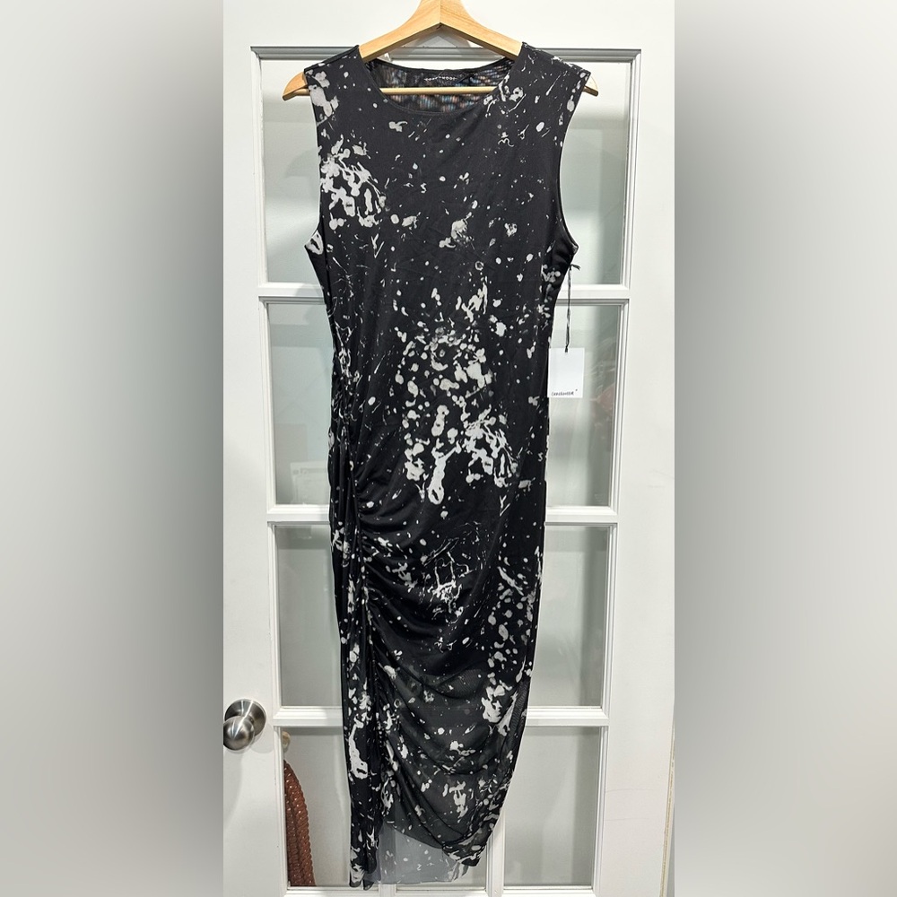 Code X Mode Elegant Black and White Sleeveless Dress - Size Medium - Picture 1 of 6